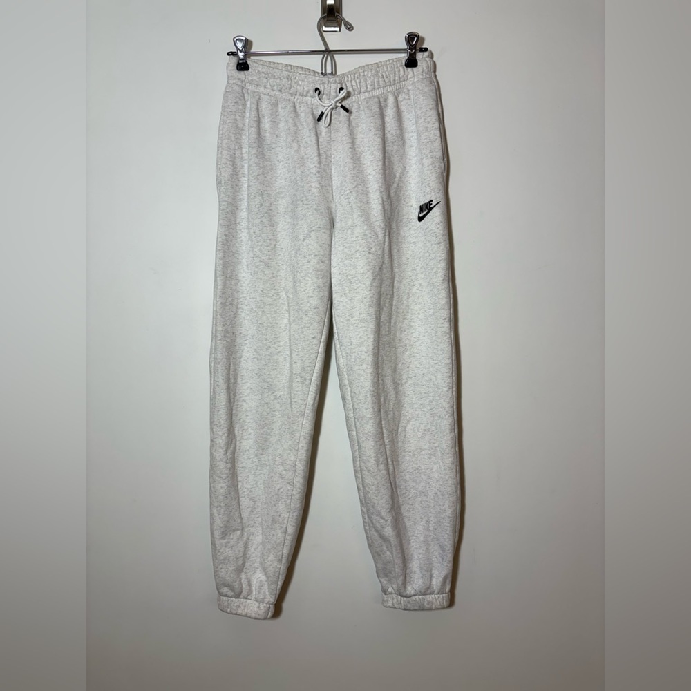 Nike Women's Sportswear Essential Fleece Jogger Sweat Pants Gray Sz S